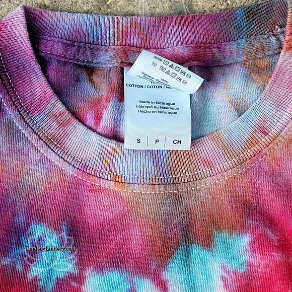 Tie dye Softball Tee - Picture 2 of 4